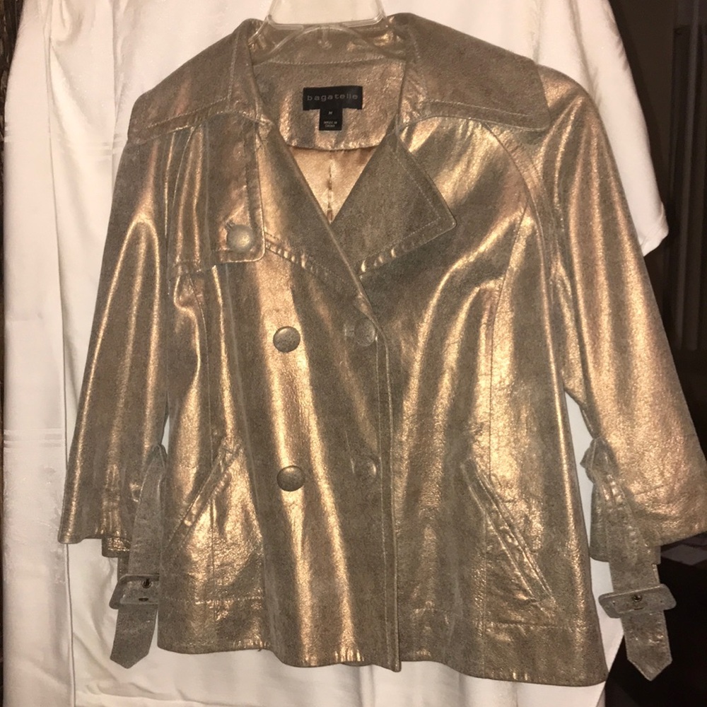Bagatelle leather jacket. Size medium